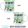 Silver Buffalo Star Trek NCC-1701 Property of The USS Enterprise Ceramic Camper Mug, 20 Ounces(Rick and Morty Intense)