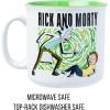 Silver Buffalo Star Trek NCC-1701 Property of The USS Enterprise Ceramic Camper Mug, 20 Ounces(Rick and Morty Intense)