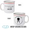 Silver Buffalo Star Trek NCC-1701 Property of The USS Enterprise Ceramic Camper Mug, 20 Ounces(Star Trek Property of the USS Enterprise)