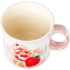 Silver Buffalo Star Trek NCC-1701 Property of The USS Enterprise Ceramic Camper Mug, 20 Ounces(Strawberry Shortcake Drip Effect)