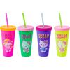 Silver Buffalo Disney Lilo and Stitch Angel Coconut Flowers 2 Pack Color Change Plastic Tumbler, 24-Ounce(Sanrio Hello Kitty Garden Doodle)
