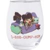 Silver Buffalo Disney Mickey and Minnie Classic Heart Glitter Stemless Wine Glass, 20 Ounces(Bratz)