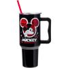 Silver Buffalo Disney Winnie the Pooh “Dreamy Days” Retro Art Stainless Steel Tumbler with Handle and Straw, Fits in Standard Cup Holder, 40 Ounces(Mickey Mouse #currentmood)