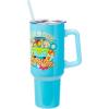Silver Buffalo Disney Winnie the Pooh “Dreamy Days” Retro Art Stainless Steel Tumbler with Handle and Straw, Fits in Standard Cup Holder, 40 Ounces(Scooby Doo Mystery Machine)