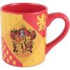 Silver Buffalo Harry Potter Hogwarts Slytherin House Crest Ceramic Mug, 14 Ounces(14oz Gryffindor House Crest)