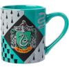 Silver Buffalo Harry Potter Hogwarts Slytherin House Crest Ceramic Mug, 14 Ounces(14oz Slytherin House Crest)