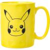 Silver Buffalo Pokemon Snorlax But First Coffee Ceramic Mug, 20 Ounces(Yellow/Black)
