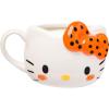 Silver Buffalo Sanrio Hello Kitty Pink Bow Ceramic 3D Sculpted Mug, 20 Ounces(Hello Kitty Halloween Bow)