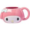 Silver Buffalo Sanrio Hello Kitty Pink Bow Ceramic 3D Sculpted Mug, 20 Ounces(My Melody)