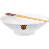 Silver Buffalo Sanrio Hello Kitty and Friends Kuromi Ceramic Ramen Noodle Rice Bowl with Chopsticks, Microwave Safe, 20 Ounces(Chococat Rainbow Sprinkles (Big))