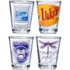 Silver Buffalo SpongeBob SquarePants Featuring Gary Poses Floral Krabby Patty 4 Pack Mini Glass Set, 1.5 Ounces(Gilmore Girls Iconic Locations)