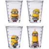 Silver Buffalo SpongeBob SquarePants Featuring Gary Poses Floral Krabby Patty 4 Pack Mini Glass Set, 1.5 Ounces(Pineapple House)