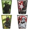 Silver Buffalo SpongeBob SquarePants Featuring Gary Poses Floral Krabby Patty 4 Pack Mini Glass Set, 1.5 Ounces(Star Wars Original Trilogy Half Body)