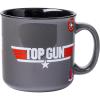 Silver Buffalo Star Trek NCC-1701 Property of The USS Enterprise Ceramic Camper Mug, 20 Ounces(Top Gun Maverick)