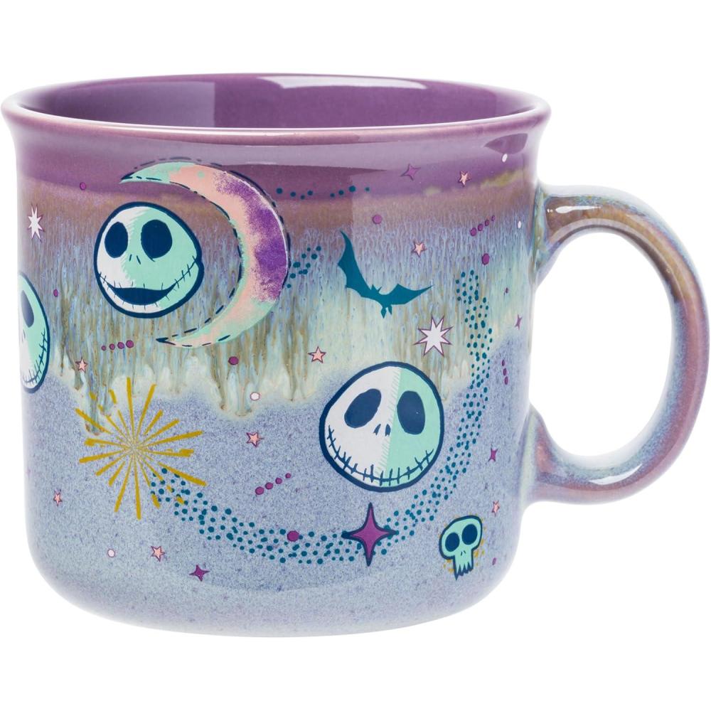imageSilver Buffalo Disney Nightmare Before Christmas Jack Skellington Mystic Opulence Reactive Glaze Ceramic Camper Mug 20 OuncesNightmare Before Christmas Mystic Opulence