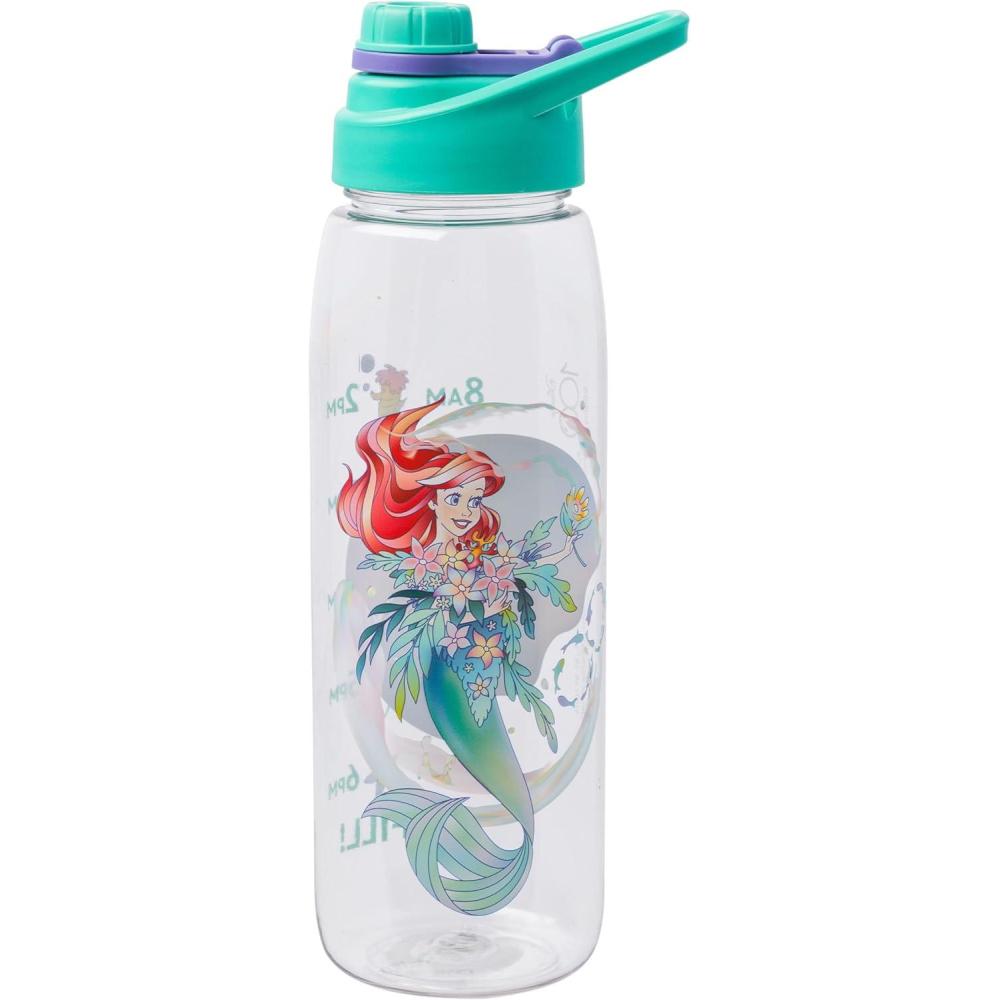 imageSilver Buffalo Pokmon Skate Graffiti Electrifying Pikachu Water Bottle with ScrewOn Lid 28 OuncesDisney Princess Ariel