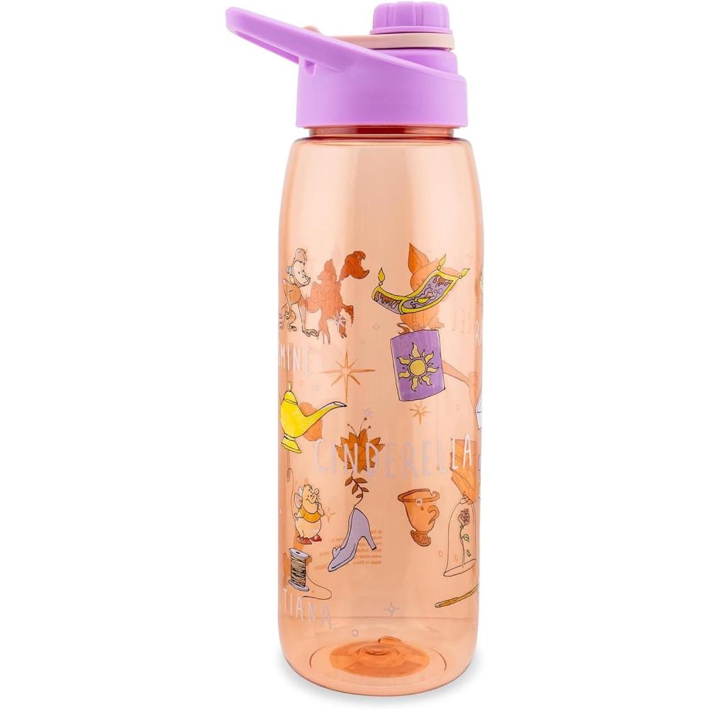 imageSilver Buffalo Pokmon Skate Graffiti Electrifying Pikachu Water Bottle with ScrewOn Lid 28 OuncesDisney Princess Icons
