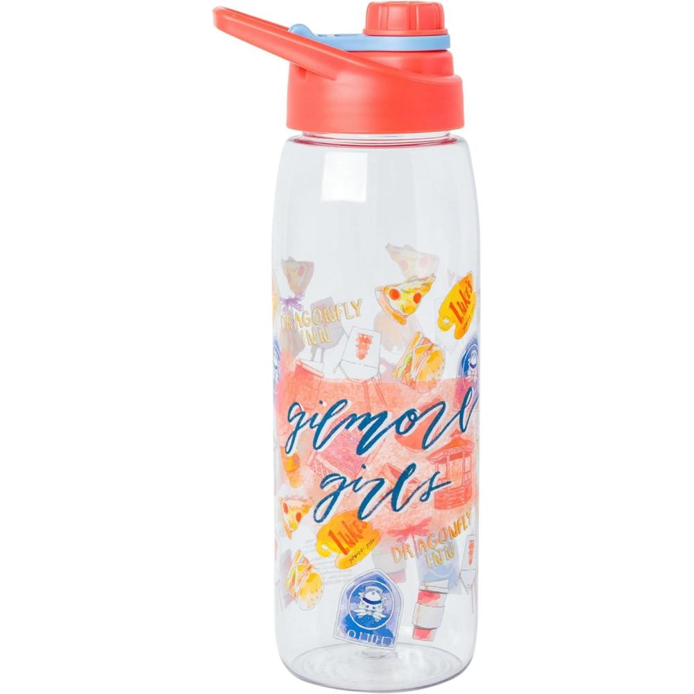 imageSilver Buffalo Pokmon Skate Graffiti Electrifying Pikachu Water Bottle with ScrewOn Lid 28 OuncesGilmore Girls