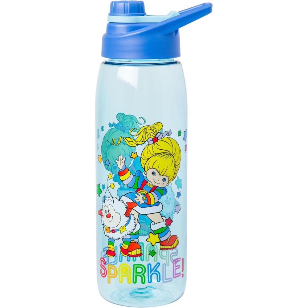 imageSilver Buffalo Pokmon Skate Graffiti Electrifying Pikachu Water Bottle with ScrewOn Lid 28 OuncesRainbow Brite Sparkle