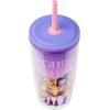 Silver Buffalo Disney Lilo and Stitch Tropical Pattern Plastic Tall Cold Cup with Lid and Straw, 20 Ounces(Bratz Drama Mama)
