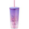Silver Buffalo Disney Lilo and Stitch Tropical Pattern Plastic Tall Cold Cup with Lid and Straw, 20 Ounces(Bratz Drama Mama)