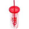 Silver Buffalo Disney Lilo and Stitch Tropical Pattern Plastic Tall Cold Cup with Lid and Straw, 20 Ounces(Coca Cola Diet Coke)