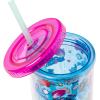 Silver Buffalo Disney Lilo and Stitch Tropical Pattern Plastic Tall Cold Cup with Lid and Straw, 20 Ounces(Lilo and Stitch in Other Disney Character Costumes)