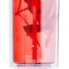 Silver Buffalo Disney Lilo and Stitch Tropical Pattern Plastic Tall Cold Cup with Lid and Straw, 20 Ounces(Spider-Man in Santa Hat)
