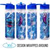 Silver Buffalo Disney Lilo and Stitch Tropical Sitting Stitch Double Walled Stainless Steel Water Bottle, 25 Ounces(18oz Blue Tropical Stitch)