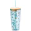 Silver Buffalo Disney Lilo and Stitch Tropical Sitting Stitch Double Walled Stainless Steel Water Bottle, 25 Ounces(20oz Stitch in Hawaiian Shirt Pattern)
