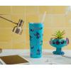 Silver Buffalo Disney Lilo and Stitch Tropical Sitting Stitch Double Walled Stainless Steel Water Bottle, 25 Ounces(22oz Stitch Snacking and Expressions)
