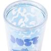 Silver Buffalo Disney Lilo and Stitch Tropical Sitting Stitch Double Walled Stainless Steel Water Bottle, 25 Ounces(24oz Cool Sunglasses Just Chill Boba Straw)