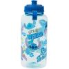 Silver Buffalo Disney Lilo and Stitch Tropical Sitting Stitch Double Walled Stainless Steel Water Bottle, 25 Ounces(33.8oz Weird Stitch)