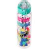 Silver Buffalo Disney Lilo and Stitch Tropical Sitting Stitch Double Walled Stainless Steel Water Bottle, 25 Ounces(33oz Hydration Tracker Stay Cool Stitch)