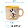 Silver Buffalo Disney Nightmare Before Christmas Jack Skellington Mystic Opulence Reactive Glaze Ceramic Camper Mug, 20 Ounces(Disney Classic Mickey Sketch)