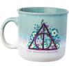 Silver Buffalo Disney Nightmare Before Christmas Jack Skellington Mystic Opulence Reactive Glaze Ceramic Camper Mug, 20 Ounces(Harry Potter The Deathly Hallows)