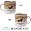 Silver Buffalo Disney Nightmare Before Christmas Jack Skellington Mystic Opulence Reactive Glaze Ceramic Camper Mug, 20 Ounces(Yellowstone Dutton Ranch Montana)