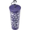 Silver Buffalo Disney Tim Burton’s Nightmare Before Christmas “Forever and Always” Featuring Jack Skellington and Sally Double Walled Stainless Steel Tumbler with Straw, 22 Ounces(Jack and Zero Pattern (24 Ounces))