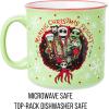 Silver Buffalo Disney Tim Burton’s Nightmare Before Christmas “Forever and Always” Featuring Jack Skellington and Sally Double Walled Stainless Steel Tumbler with Straw, 22 Ounces(Making Christmas Fright (20 Ounces))