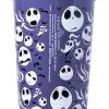 Silver Buffalo Disney Tim Burton’s Nightmare Before Christmas “Forever and Always” Featuring Jack Skellington and Sally Double Walled Stainless Steel Tumbler with Straw, 22 Ounces(Jack and Zero Pattern (24 Ounces))