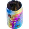 Silver Buffalo Disney Villains Featuring Scar, Maleficent, Ursula, Evil Queen, and Hades Chrome Glass Jar Tumbler with Bamboo Lid and Glass Straw, 16 Ounces(Disney Villains Chrome)