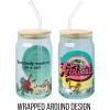 Silver Buffalo Disney Villains Featuring Scar, Maleficent, Ursula, Evil Queen, and Hades Chrome Glass Jar Tumbler with Bamboo Lid and Glass Straw, 16 Ounces(Aristocats)