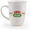 Silver Buffalo Friends Central Perk Smelly Cat Large Ceramic Camper-Style Coffee Mug for Cappuccino, Latte, Hot Cocoa or Hot Tea, 20 Ounces(16oz Central Perk Logo Rim Mug)