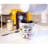 Silver Buffalo Friends Central Perk Smelly Cat Large Ceramic Camper-Style Coffee Mug for Cappuccino, Latte, Hot Cocoa or Hot Tea, 20 Ounces(16oz Central Perk Logo Wide Rim Mug)