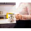 Silver Buffalo Friends Central Perk Smelly Cat Large Ceramic Camper-Style Coffee Mug for Cappuccino, Latte, Hot Cocoa or Hot Tea, 20 Ounces(16oz Central Perk Logo Wide Rim Mug)