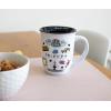 Silver Buffalo Friends Central Perk Smelly Cat Large Ceramic Camper-Style Coffee Mug for Cappuccino, Latte, Hot Cocoa or Hot Tea, 20 Ounces(16oz Central Perk Logo Wide Rim Mug)