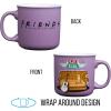 Silver Buffalo Friends Central Perk Smelly Cat Large Ceramic Camper-Style Coffee Mug for Cappuccino, Latte, Hot Cocoa or Hot Tea, 20 Ounces(20oz Smelly Cat)