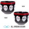 Silver Buffalo Harry Potter Icons Ceramic Ramen Noodle Rice Bowl with Chopsticks, Microwave Safe, 20 Ounces(Friday the 13th)
