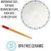 Silver Buffalo Harry Potter Icons Ceramic Ramen Noodle Rice Bowl with Chopsticks, Microwave Safe, 20 Ounces(Spider-Man Japanese Manga Comic Panels (Big))