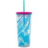 Silver Buffalo Lilo and Stitch Jamming 20oz Spill Resistant Plastic Tumbler